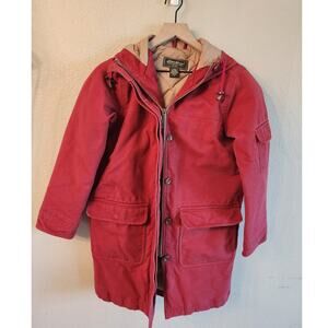Eddie Bauer Premium Goose Down Full Zip Jacket Women's SZ Small Petite
